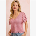 pink petal top