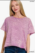 moonlit acid wash tee